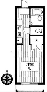 トラス新井薬師【2階】の間取り