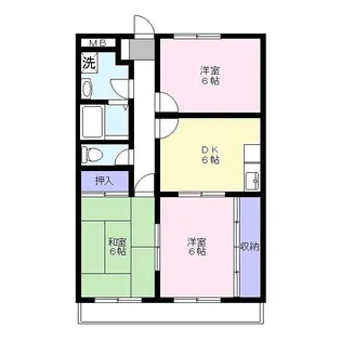 ラーゼンパラスト【3階】の間取り