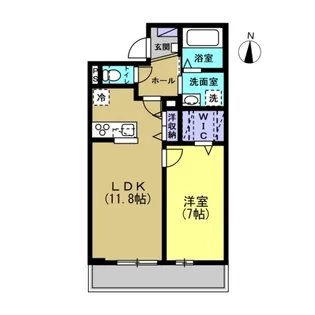 メゾン・ド・アヴェニール【1階】の間取り