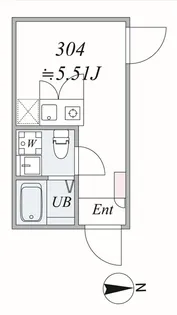 HERME TOGOSHI【3階】の間取り