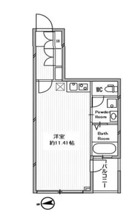 白金高輪レジデンス【4階】の間取り