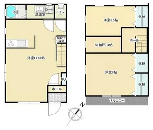 アーサーコートIIの間取り