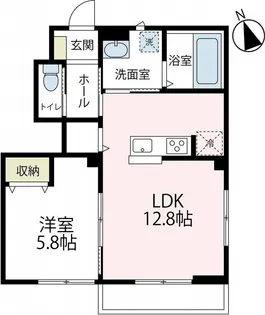 ラウレアI【2階】の間取り