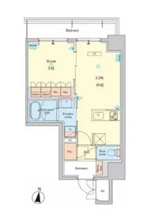 RJRプレシア菊川駅前【6階】の間取り