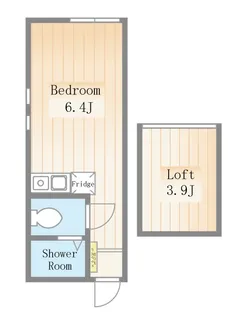 ユナイト屏風ヶ浦トレンティーノ【1階】の間取り