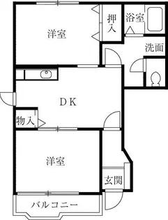 ニューアドニス【1階】の間取り