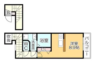 ボンシャンスMII【2階】の間取り