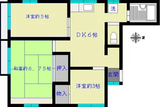 ハイツK&T【2階】の間取り