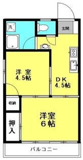 第2関口マンション【3階】の間取り