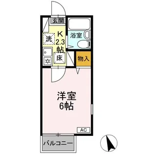 ソレイユ長野【1階】の間取り