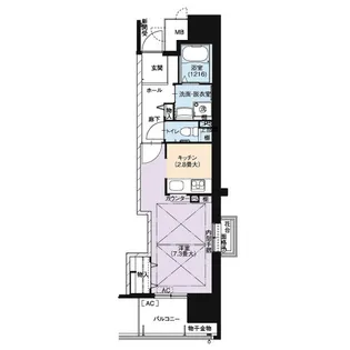 URアーバンラフレ鶴舞公園【6階】の間取り