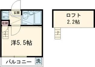 グリーンパレスつつじヶ丘【2階】の間取り