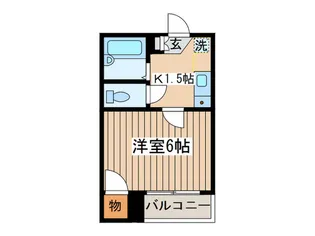 パティオ南烏山【1階】の間取り