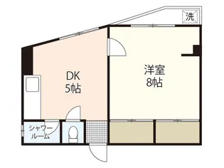 皆実町高橋ビル【4階】の間取り