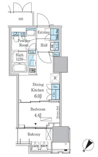 HARUMI FLAG PORT VILLAGE A棟【11階】の間取り