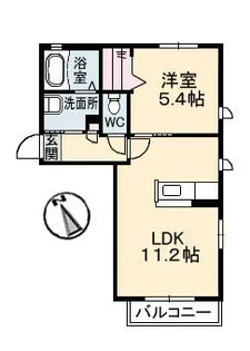 クレール藤 B棟【2階】の間取り