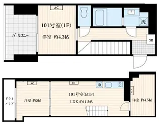 Skuld神楽坂 スクルド神楽坂の間取り