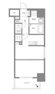 ヴェルステージ田端【4階】の間取り