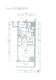 スカイコートパレス門前仲町【3階】の間取り