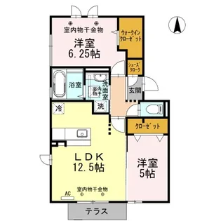 ファミール【1階】の間取り