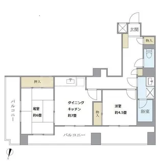 サニーヒルズ【5階】の間取り