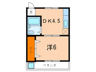 マンションカサモナ【2階】の間取り