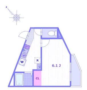 コデッタコーポ【1階】の間取り