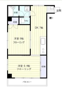 メナール幡ヶ谷【1階】の間取り