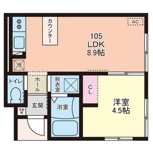 Efforia tria【1階】の間取り