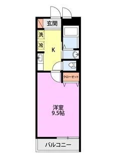 SAKASU DAIDA【3階】の間取り