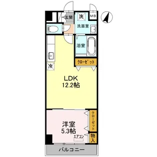 シャルマン【3階】の間取り