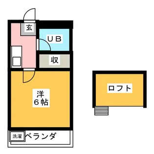 桜町ハイツ【2階】の間取り