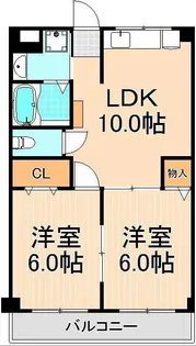 ニューグリーンハイツ【3階】の間取り