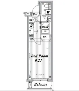メイクスデザイン武蔵関EAST【3階】の間取り