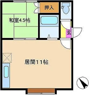 シベール313【2階】の間取り