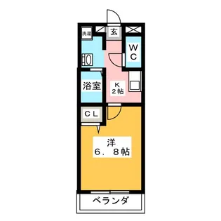 第2メゾン永田ビル【3階】の間取り