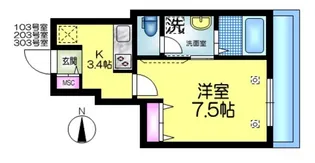 二元スクエア【1階】の間取り