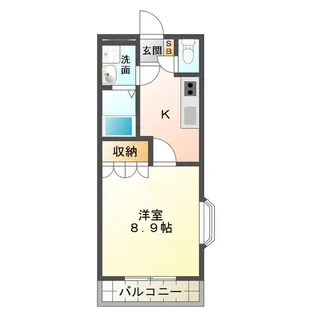 ラポール和田【2階】の間取り