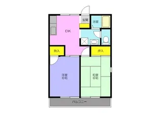 ソラール・デ・ヨネ【1階】の間取り