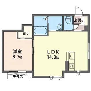 モンベール【1階】の間取り