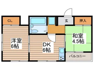 ヴィラ浦和【3階】の間取り