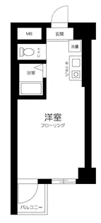 ディアシティ赤坂東館【4階】の間取り