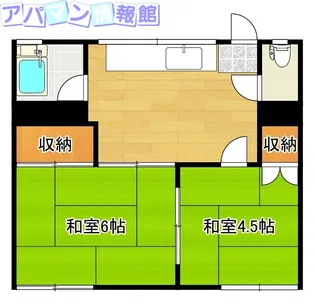 コーポ石水【2階】の間取り