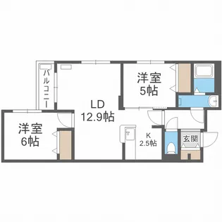 Partire N28(パルティーレN28)【1階】の間取り