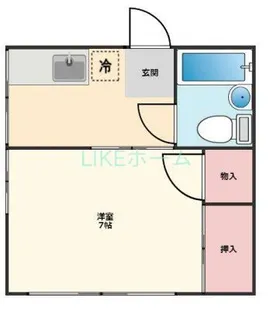 アミューズ宮本 A【1階】の間取り