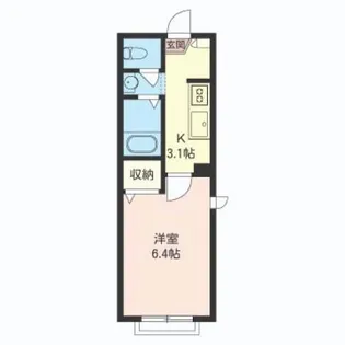 シャーメゾンきらら【1階】の間取り