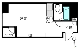 グランメール高田馬場【4階】の間取り
