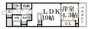 MISTRAL姫路駅前【9階】の間取り
