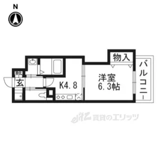 トゥリオ・イン【3階】の間取り