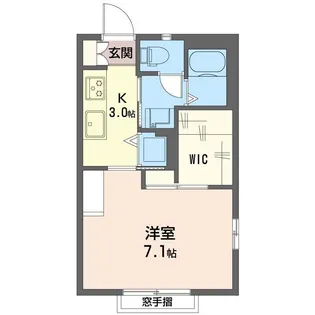 カーサソレアード【1階】の間取り